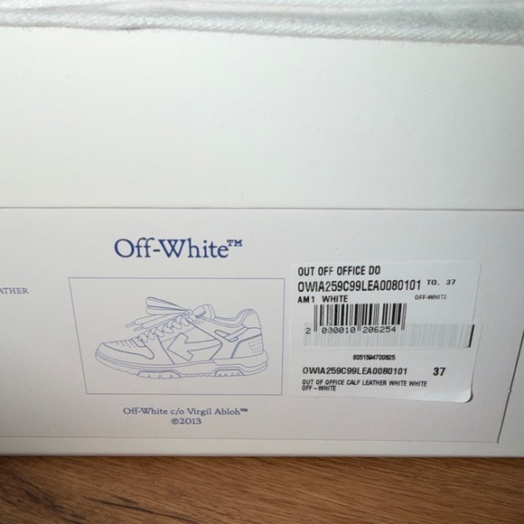 Off white out of office sneakers
